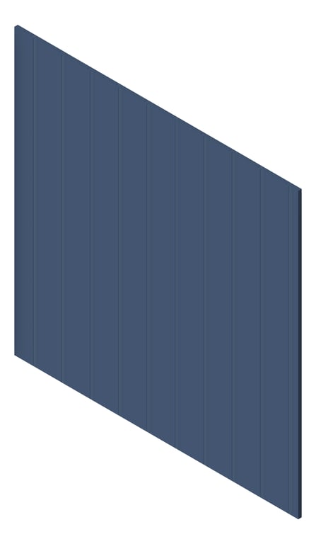 3D Presentation Image of Panel Decorative Laminex Surround Batten100 WinterSea