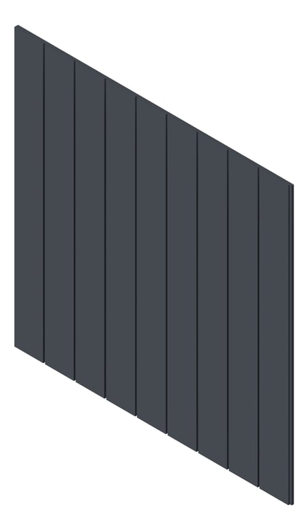 3D Presentation Image of Panel Decorative Laminex Surround Batten100