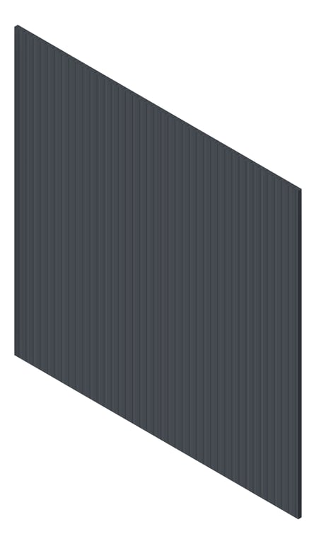 3D Presentation Image of Panel Decorative Laminex Surround Batten25 Maximus