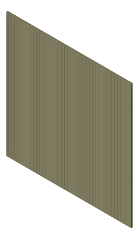 3D Presentation Image of Panel Decorative Laminex Surround Batten25 NaturalFlora