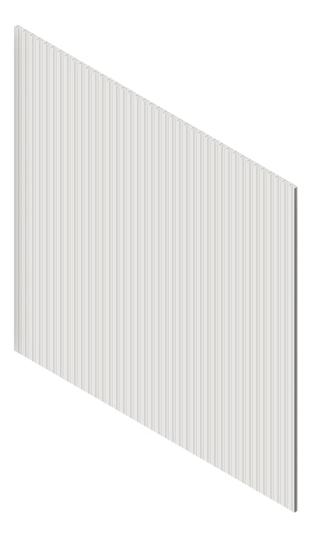 3D Presentation Image of Panel Decorative Laminex Surround Batten25 Silkwort