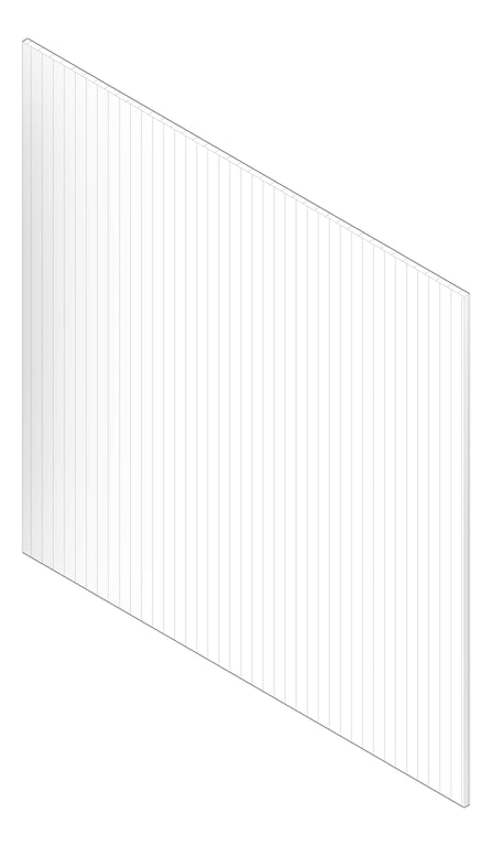 3D Documentation Image of Panel Decorative Laminex Surround Batten25 WinterSea