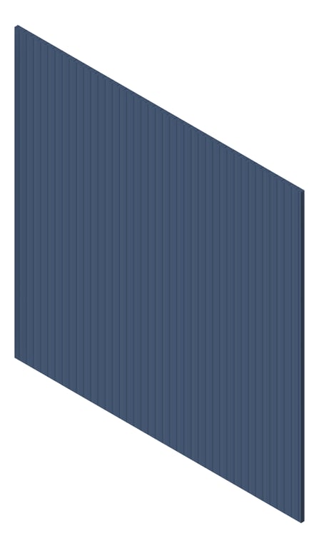 3D Presentation Image of Panel Decorative Laminex Surround Batten25 WinterSea