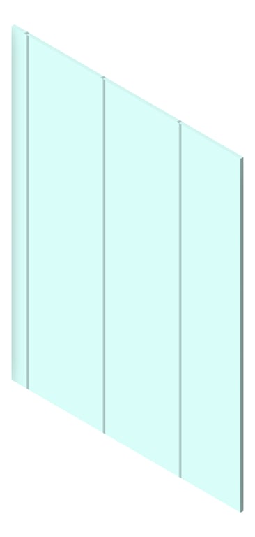 3D Presentation Image of Panel Decorative Laminex Surround Batten300 Harmonious