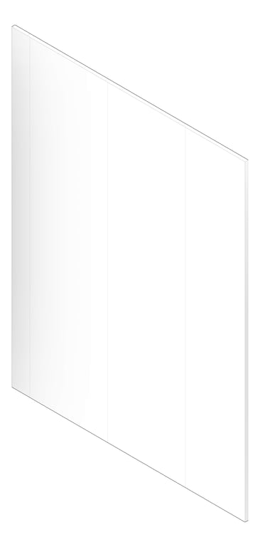 3D Documentation Image of Panel Decorative Laminex Surround Batten300 LexiconQuarter