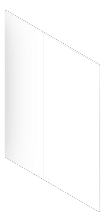 3D Documentation Image of Panel Decorative Laminex Surround Batten300 TerraRose