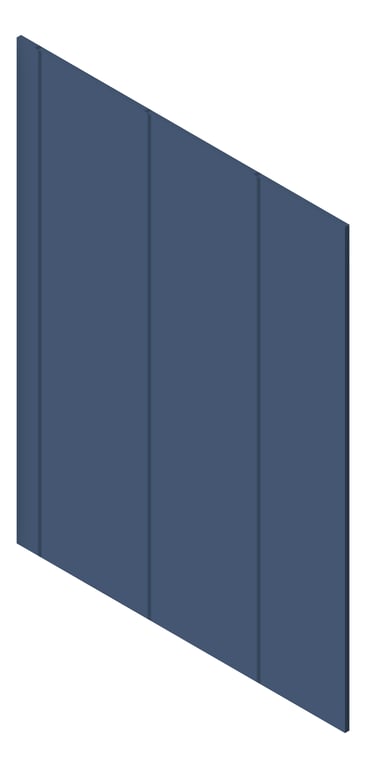 3D Presentation Image of Panel Decorative Laminex Surround Batten300 WinterSea
