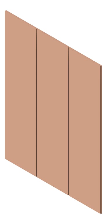 3D Presentation Image of Panel Decorative Laminex Surround Batten300