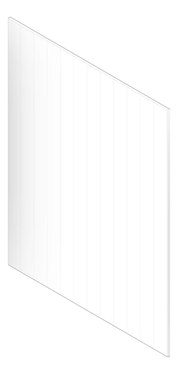 3D Documentation Image of Panel Decorative Laminex Surround Batten75 Maximus