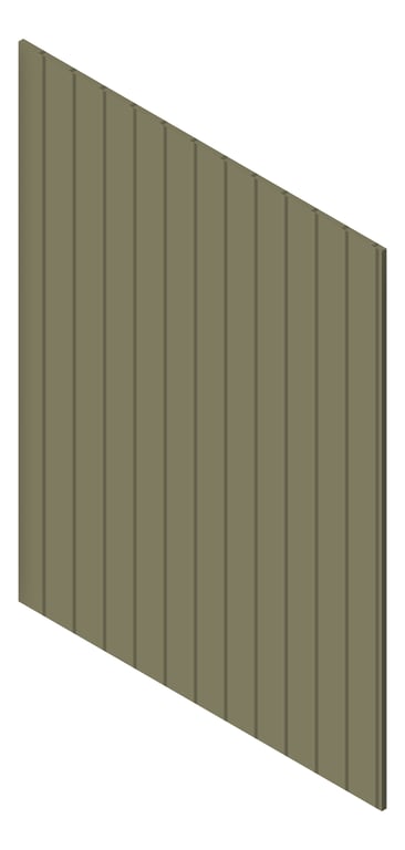 3D Presentation Image of Panel Decorative Laminex Surround Batten75 NaturalFlora