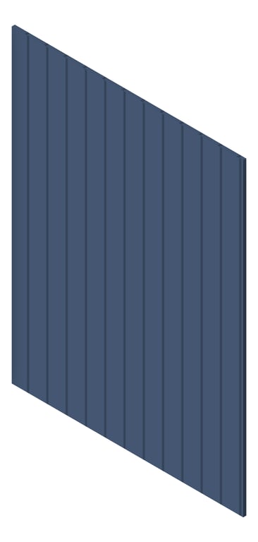 3D Presentation Image of Panel Decorative Laminex Surround Batten75 WinterSea