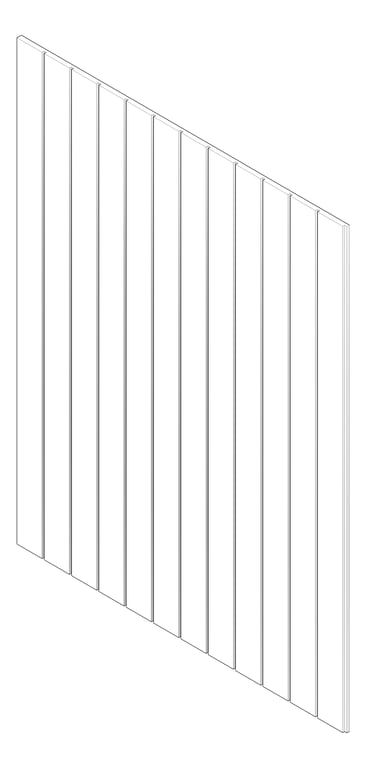 3D Documentation Image of Panel Decorative Laminex Surround Batten75