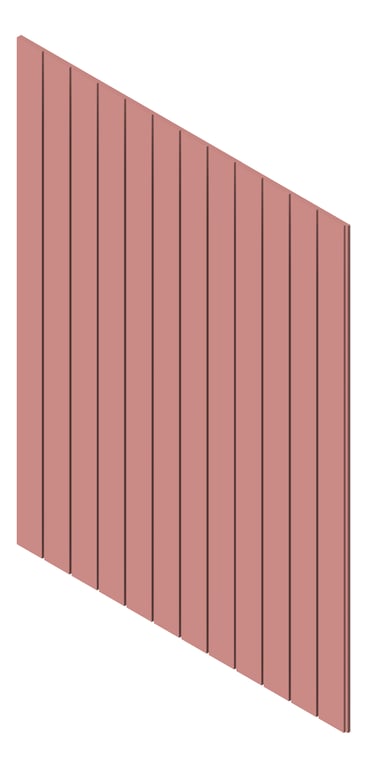 3D Presentation Image of Panel Decorative Laminex Surround Batten75