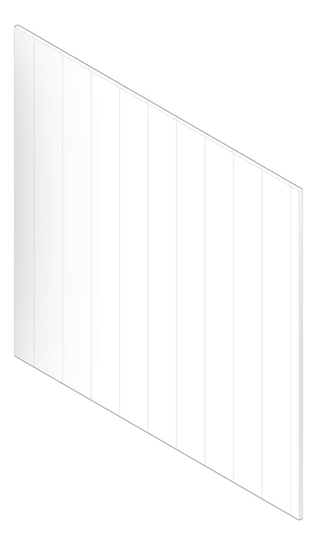 3D Documentation Image of Panel Decorative Laminex Surround ClassicVJ100 NewPenny