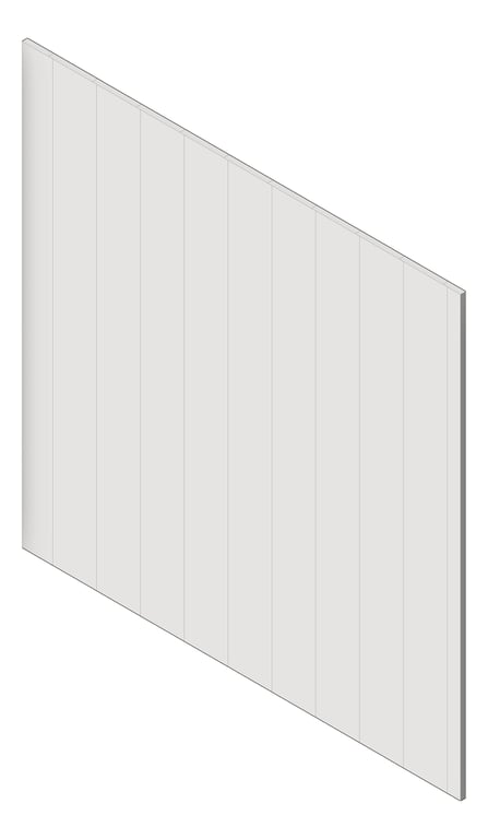 3D Shaded Image of Panel Decorative Laminex Surround ClassicVJ100 Silkwort