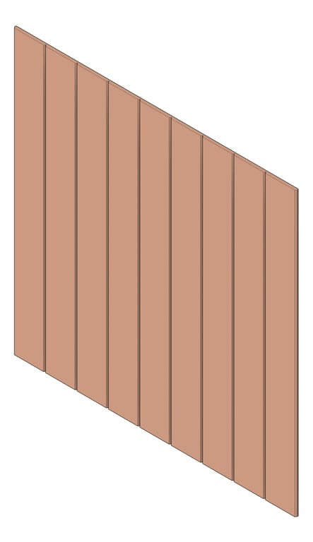 3D Shaded Image of Panel Decorative Laminex Surround ClassicVJ100