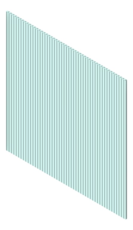 3D Presentation Image of Panel Decorative Laminex Surround DemiRound20 Harmonious