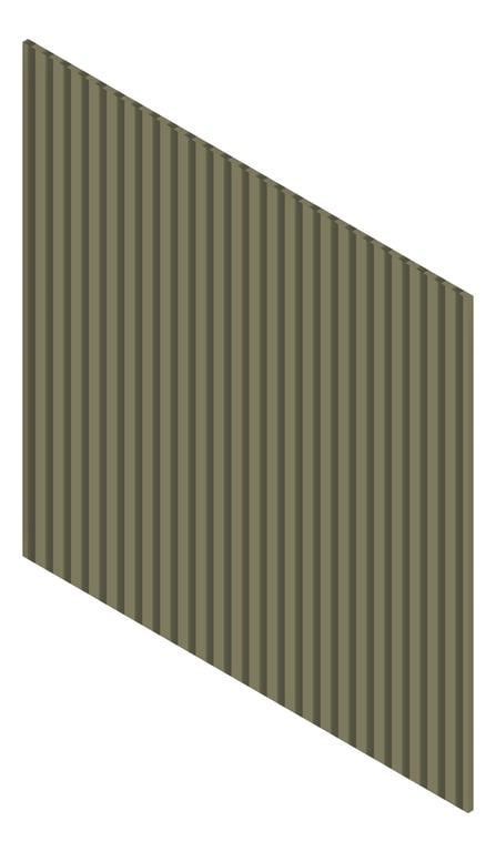 3D Presentation Image of Panel Decorative Laminex Surround DemiRound40 NaturalFlora