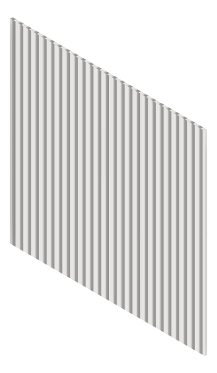 3D Presentation Image of Panel Decorative Laminex Surround DemiRound40 Silkwort