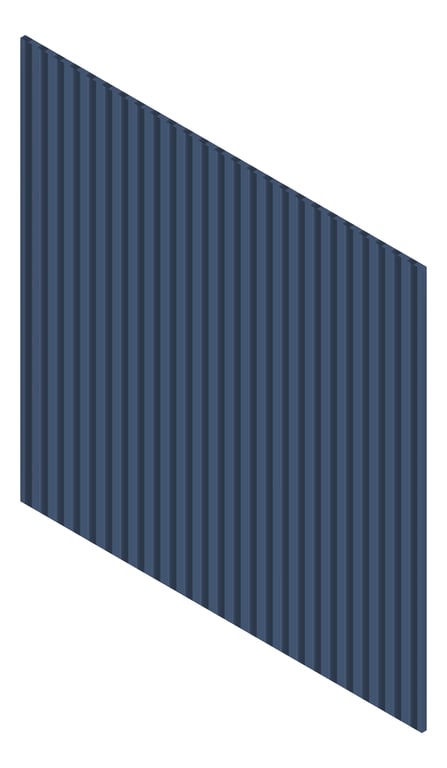 3D Presentation Image of Panel Decorative Laminex Surround DemiRound40 WinterSea