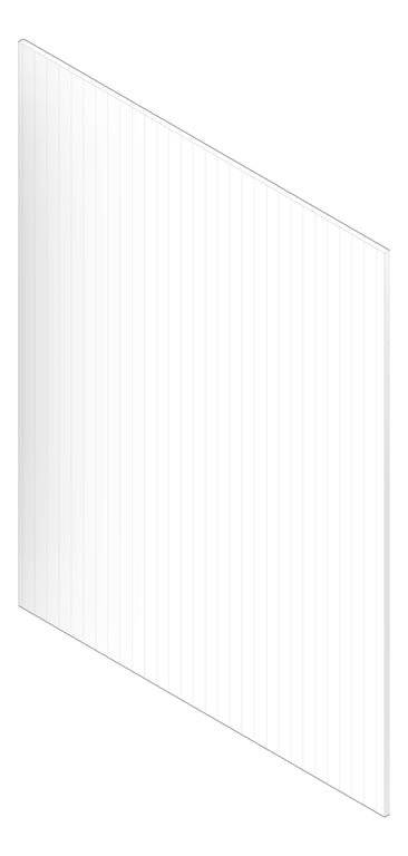 3D Documentation Image of Panel Decorative Laminex Surround FrenchStripe30 HogBristleHalf