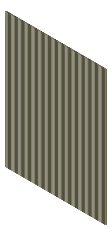 3D Presentation Image of Panel Decorative Laminex Surround FrenchStripe30 NaturalFlora