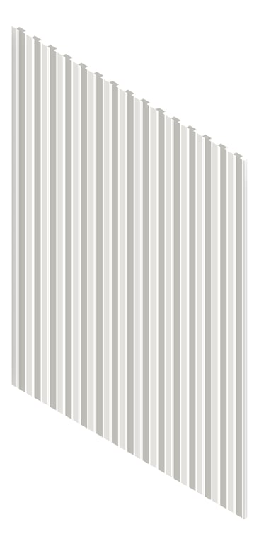 3D Presentation Image of Panel Decorative Laminex Surround FrenchStripe30 NaturalWhite