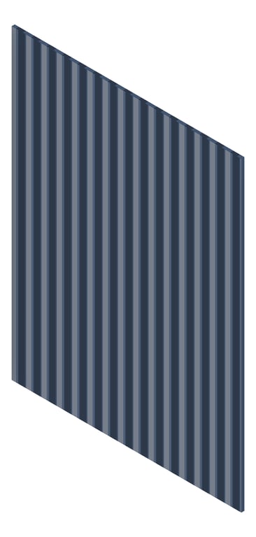 3D Presentation Image of Panel Decorative Laminex Surround FrenchStripe30 WinterSea