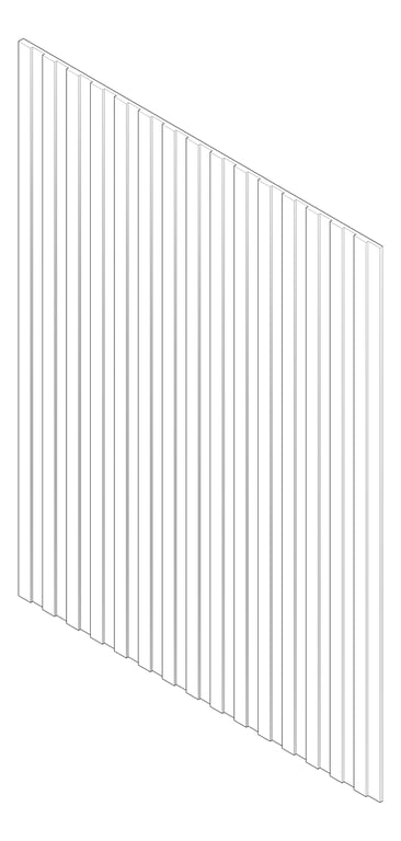 3D Documentation Image of Panel Decorative Laminex Surround FrenchStripe30