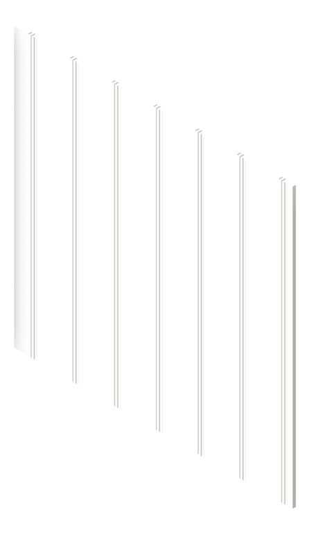 3D Presentation Image of Panel Decorative Laminex Surround Heritage150 NaturalWhite