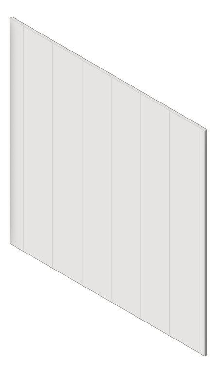 3D Shaded Image of Panel Decorative Laminex Surround Heritage150 Silkwort