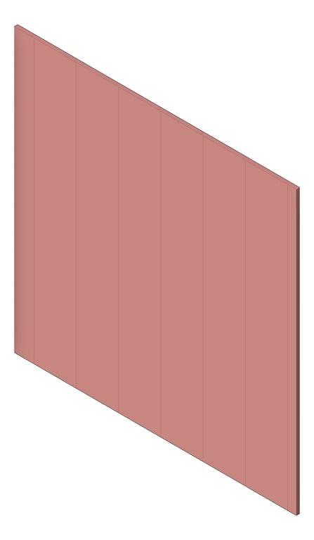 3D Shaded Image of Panel Decorative Laminex Surround Heritage150 TerraRose