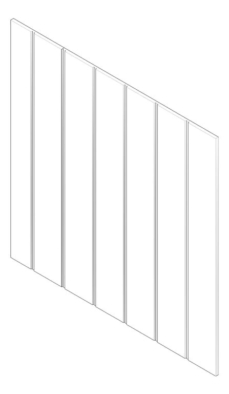 3D Documentation Image of Panel Decorative Laminex Surround Heritage150