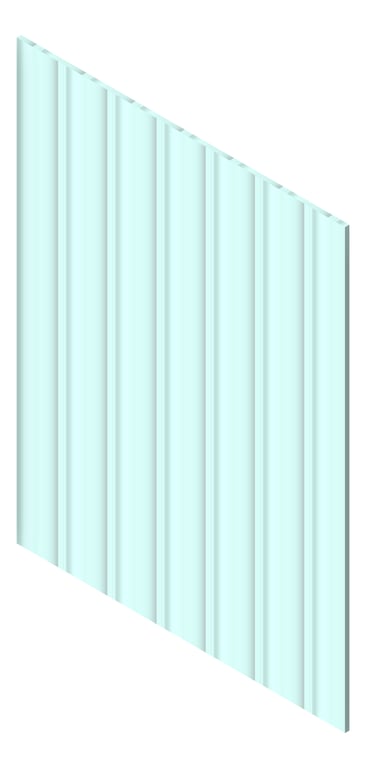 3D Presentation Image of Panel Decorative Laminex Surround Scallop135 Harmonious