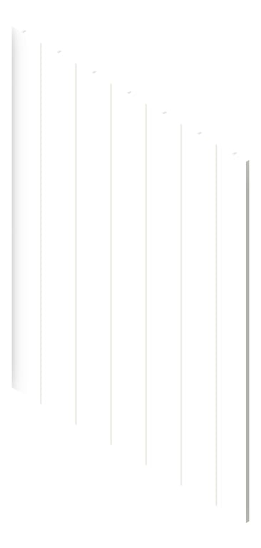 3D Presentation Image of Panel Decorative Laminex Surround Scallop135 NaturalWhite