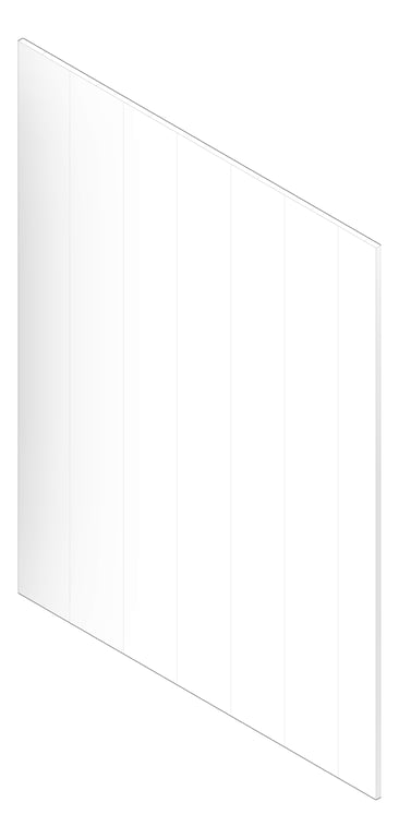 3D Documentation Image of Panel Decorative Laminex Surround Scallop135 WinterSea