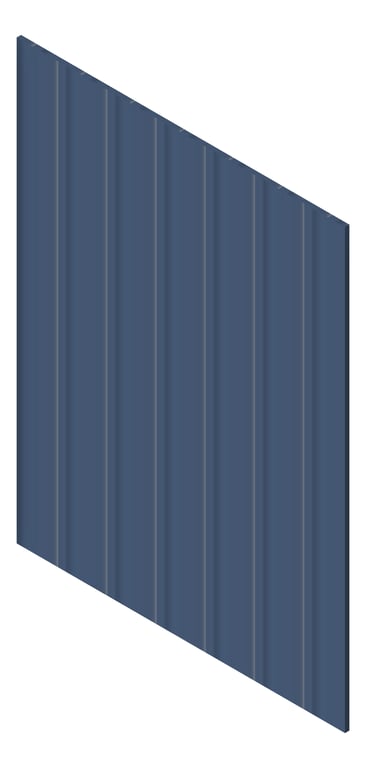 3D Presentation Image of Panel Decorative Laminex Surround Scallop135 WinterSea
