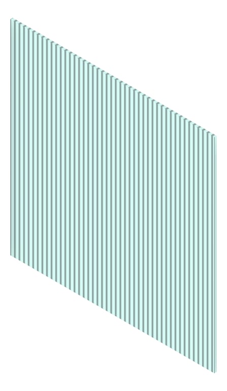 3D Presentation Image of Panel Decorative Laminex Surround Scallop22.5 Harmonious