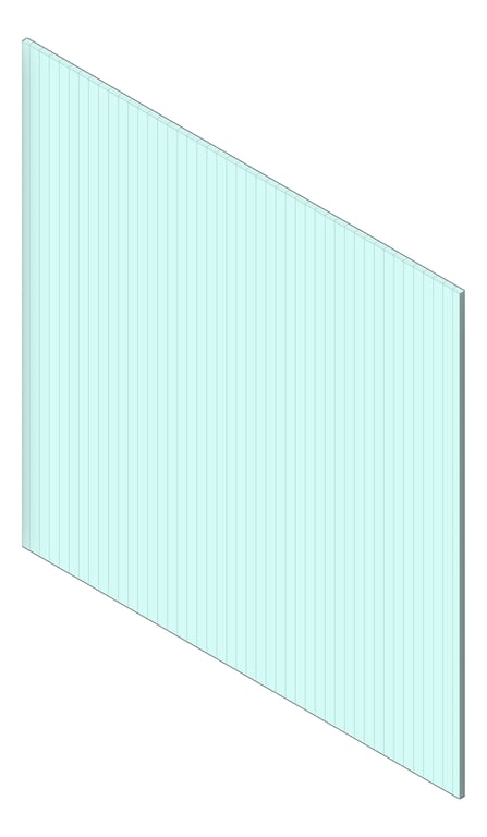 3D Shaded Image of Panel Decorative Laminex Surround Scallop22.5 Harmonious