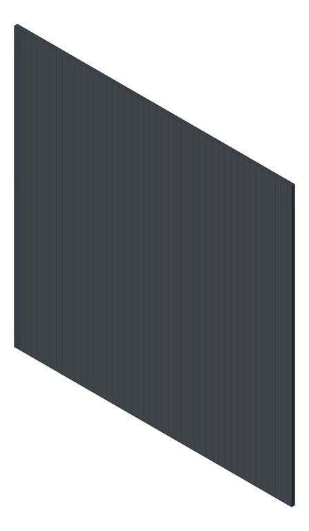 3D Shaded Image of Panel Decorative Laminex Surround Scallop22.5 Maximus