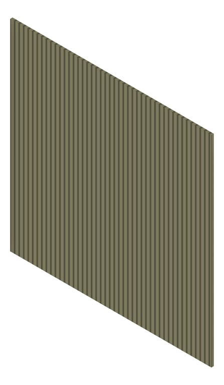 3D Presentation Image of Panel Decorative Laminex Surround Scallop22.5 NaturalFlora