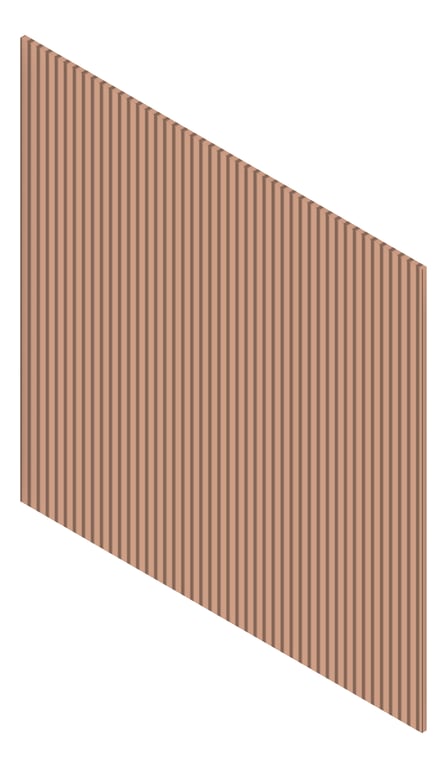 3D Presentation Image of Panel Decorative Laminex Surround Scallop22.5 NewPenny