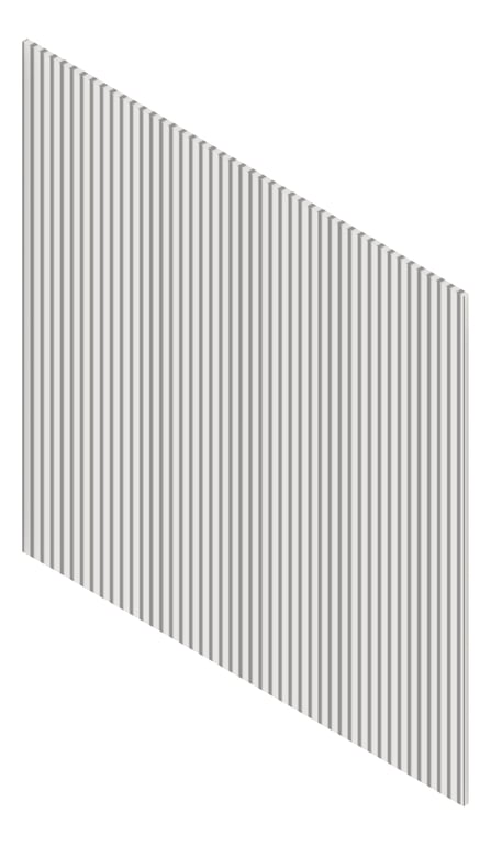 3D Presentation Image of Panel Decorative Laminex Surround Scallop22.5 Silkwort
