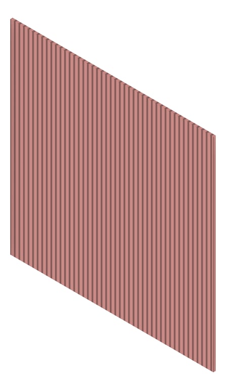 3D Presentation Image of Panel Decorative Laminex Surround Scallop22.5 TerraRose