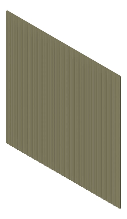 3D Presentation Image of Panel Decorative Laminex Surround Scallop22.5