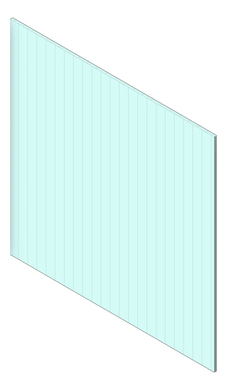 3D Shaded Image of Panel Decorative Laminex Surround Scallop45 Harmonious