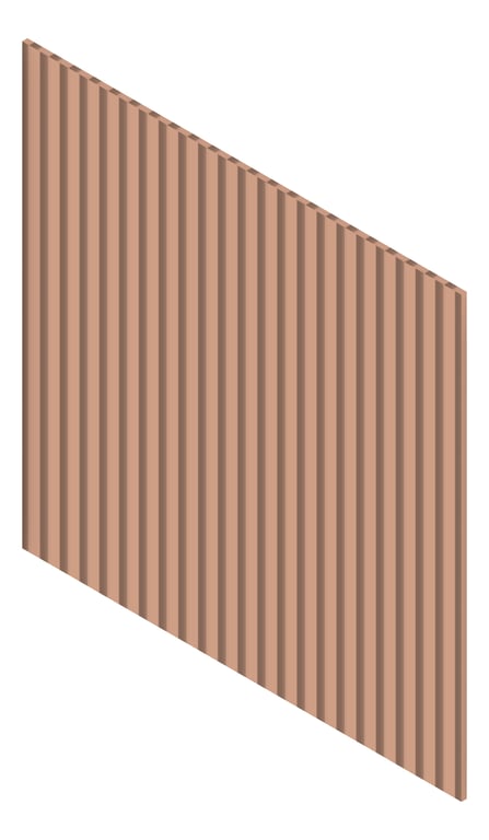 3D Presentation Image of Panel Decorative Laminex Surround Scallop45 NewPenny