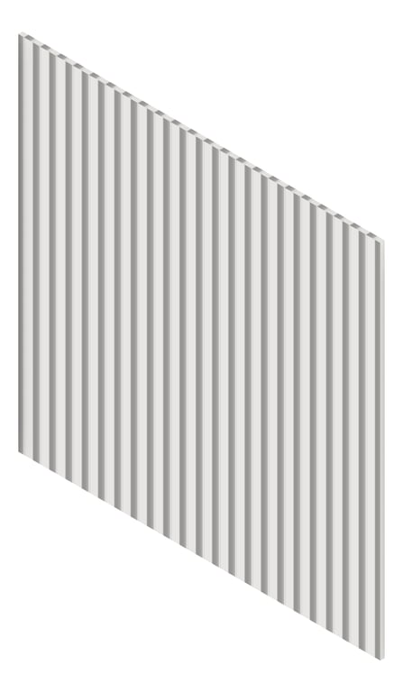 3D Presentation Image of Panel Decorative Laminex Surround Scallop45 Silkwort