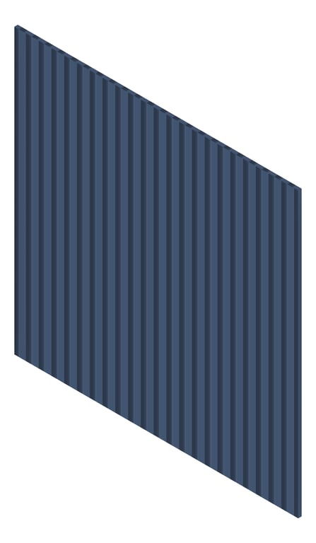 3D Presentation Image of Panel Decorative Laminex Surround Scallop45 WinterSea