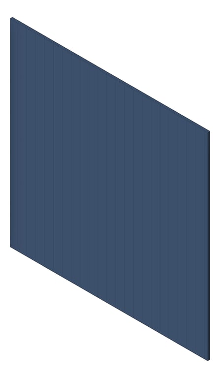 3D Shaded Image of Panel Decorative Laminex Surround Scallop45 WinterSea